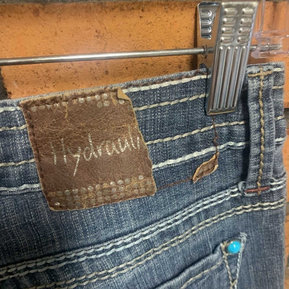 Hydraulic Women's Embroidered Y2K Bootcut Jeans - Picture 6 of 7